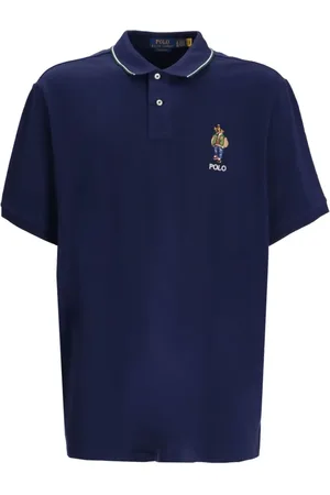 Ralph Lauren Playera tipo polo con motivo Teddy Bear