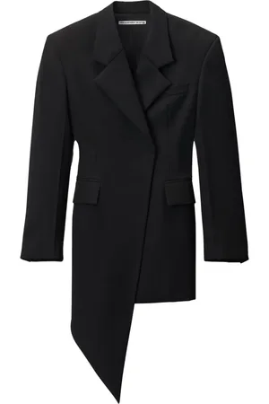 Alexander Wang Vestido corto estilo blazer con diseño asimétrico