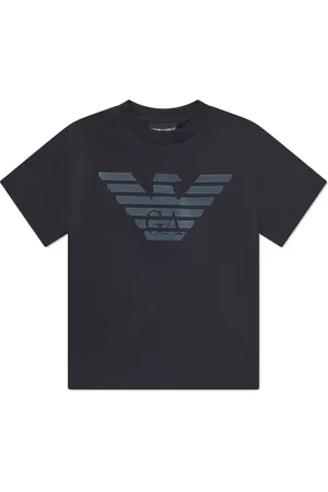 Emporio Armani Playera con logo y detalles strass