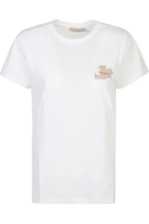 Twin-Set Playera con parche del logo