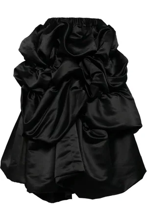 Comme des Garçons Falda midi fruncida