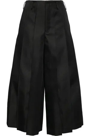 Comme des Garçons Pantalones anchos con diseño plisado