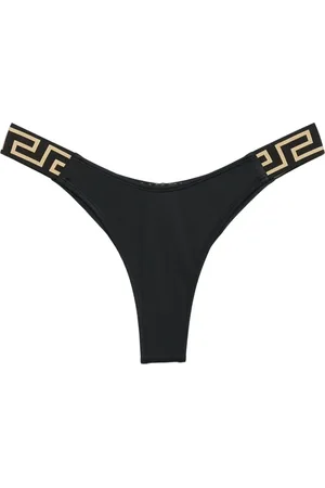 VERSACE Bikinis bottom con detalle Greca