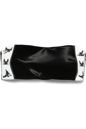 Poster Girl Top estilo bandeau con detalle del logo