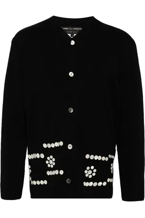 Comme des Garçons Cárdigan con botones y cuello en V