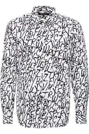 Comme des Garçons Camisa con estampado gráfico
