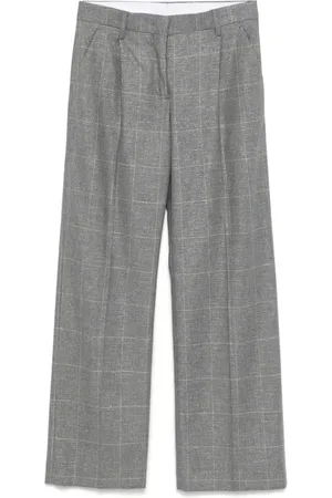 LARDINI Pantalones con motivo de cuadros príncipe de Gales