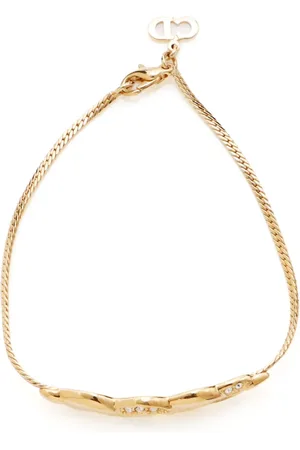 Dior Pulsera de serpiente con detalles de strass