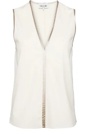 DEL CORE Chaleco con cuello en v