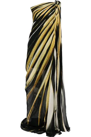 Roberto Cavalli Vestido con estampado gráfico