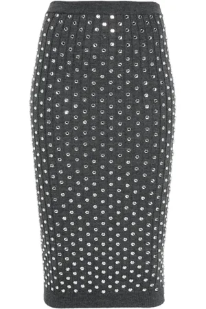Nº21 Falda midi con detalles de cristal