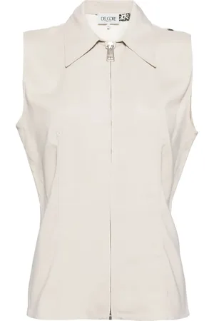 DEL CORE Chaleco con cuello