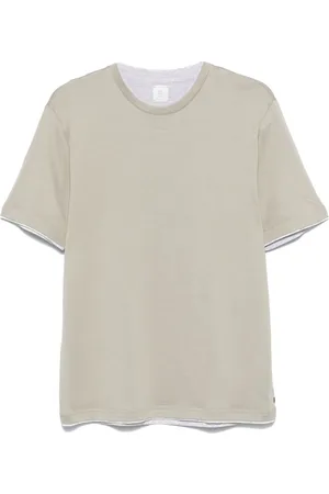 ELEVENTY Playera con borde en contraste