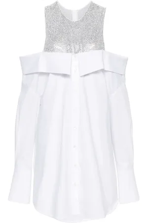 GIUSEPPE DI MORABITO Camisa con detalles de cristal