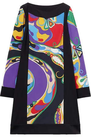 Puccini Vestido corto con estampado Orchidee