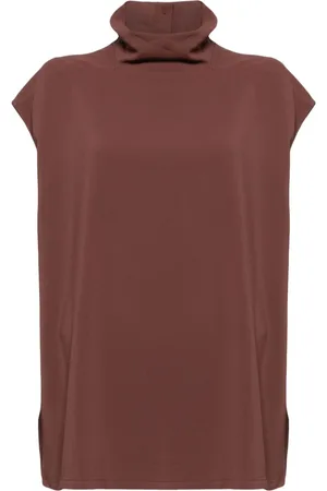 Rick Owens Chaleco con cuello vuelto