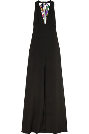 Puccini Vestido largo con cuello halter