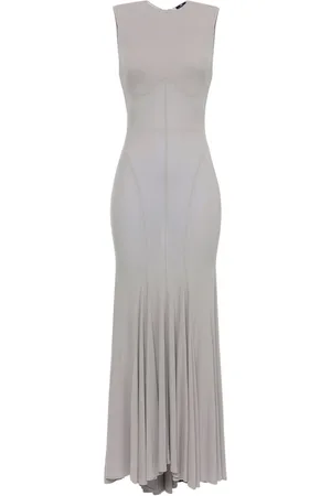Elisabetta Franchi Vestido midi con diseño acampanado