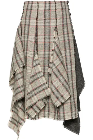 Durazzi Milano Falda midi con diseño asimétrico