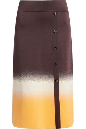 PH5 Falda midi con efecto sombreado