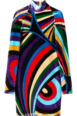 Puccini Vestido corto con estampado Iride