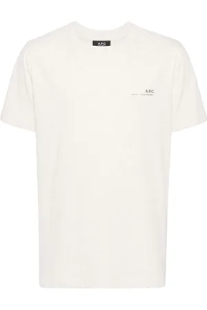 A.P.C. Playera con logo bordado
