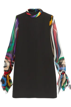 Puccini Vestido corto con estampado Marmo