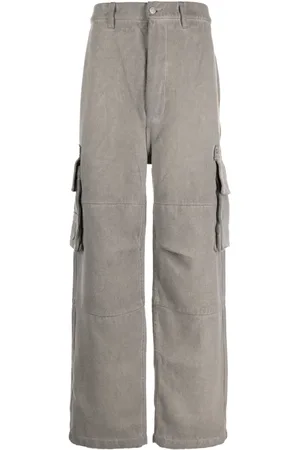 Izzue Pantalones cargo con tiro alto