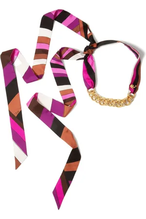 Puccini Collar con estampado Iride