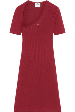 Courrèges Vestido corto Slash