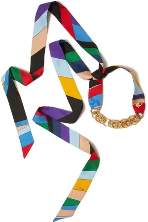 Puccini Collar con estampado Iride