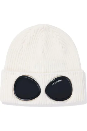 C.P. Company Gorro tejido de canalé con detalle goggle
