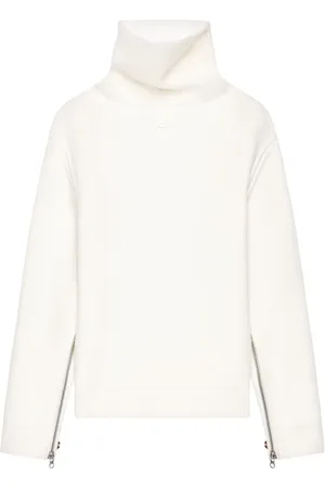 Courrèges Suéter oversize con cuello falso