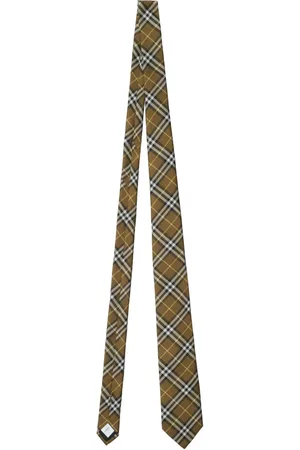 Burberry Corbata de seda a cuadros