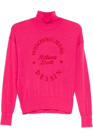 Moschino Suéter con logo en intarsia