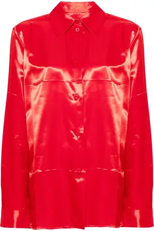 Jil Sander Camisa con motivo de rayas diagonales