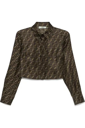 Fendi Camisa con estampado FF