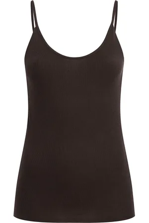 Khaite Camiseta de tejido fino de canalé