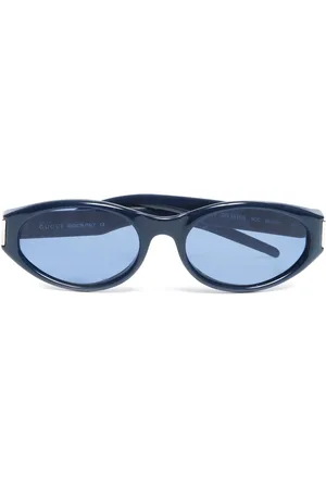 Gucci Lentes de sol con armazón ovalada