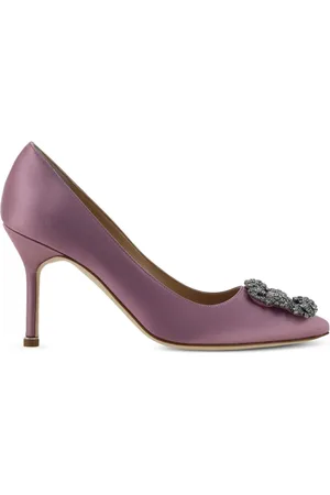 Manolo Blahnik Zapatillas Hangisi con tacón de 90mm