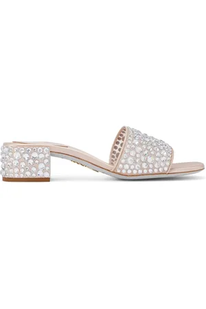 RENE CAOVILLA Sandalias con detalles de cristal