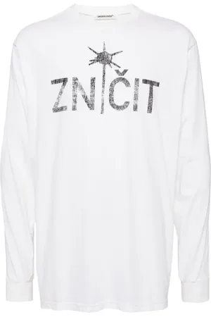 UNDERCOVER Playera manga larga con eslogan estampado