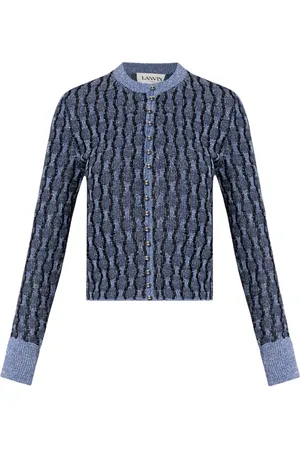 Lanvin Cárdigan tejido metalizado