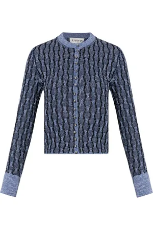 Lanvin Cárdigan tejido metalizado