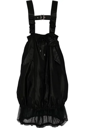 NOIR KEI NINOMIYA Vestido con cordones en el dobladillo