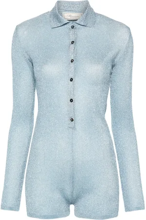 BLUMARINE Jumpsuit tejido de lúrex