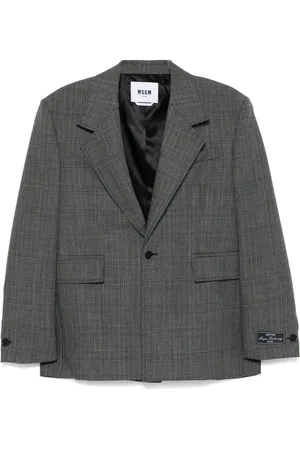 Msgm Blazer a cuadros