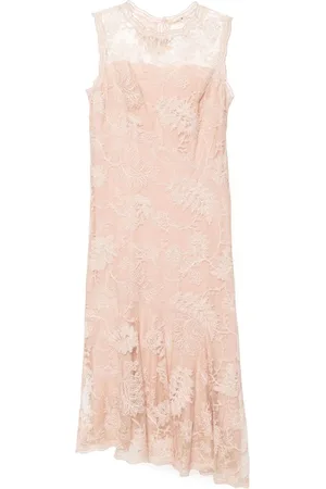 ERMANNO SCERVINO Vestido midi con encaje floral