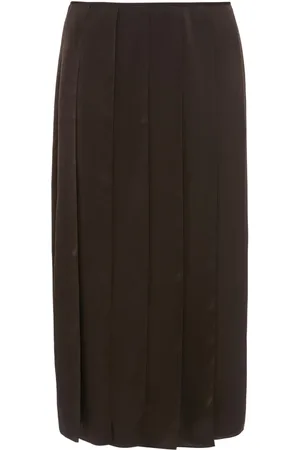 J.W.Anderson Falda midi con panel y listón
