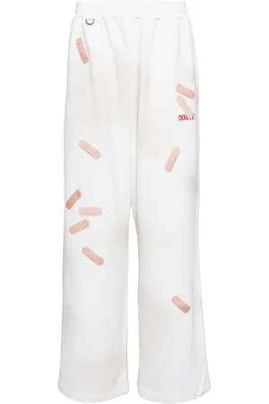 DOUBLET Pants con bordado Bandage